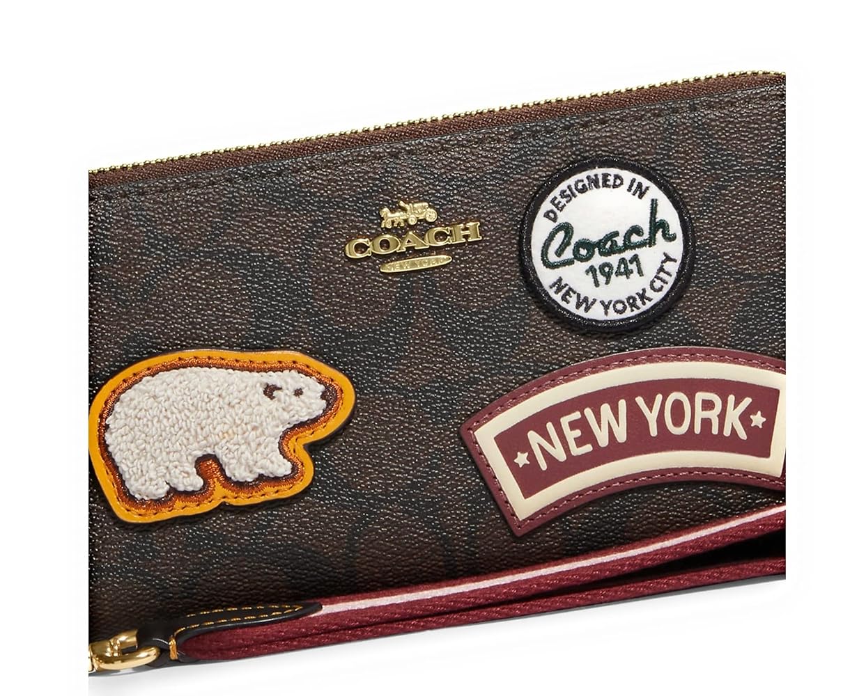 COACH シグネチャー グラフィック ロング ジップ アラウンド ウォレット① Amazon.co.jp: COACH ロングジップアラウンドウォレット